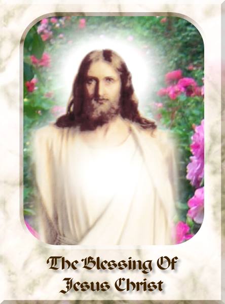 Blessing of Jesus Christ Christian Meditation