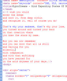 HTML Poetry From The Past