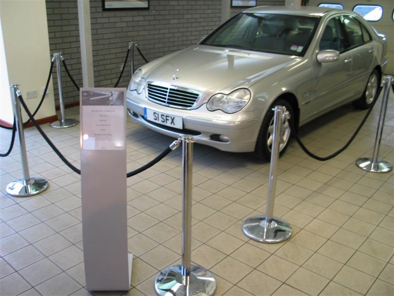 Mercedes Benz C 240 Elegance in Eastbourne Showroom, ready for collection