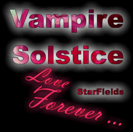 Vampire Solstice - Love Forever! logo from Hypnotic Fantasy Fiction Vampire Novel by StarFields