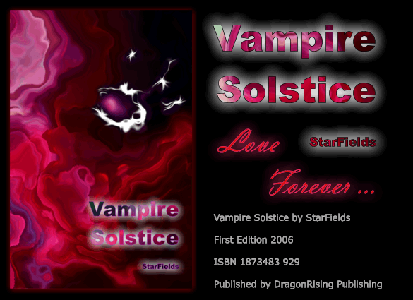 Vampire novel Vampire Solstice by Starfields, published by DragonRising